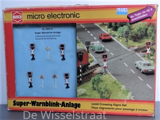 Busch 5953 Set van 4 waarschuwingslichten