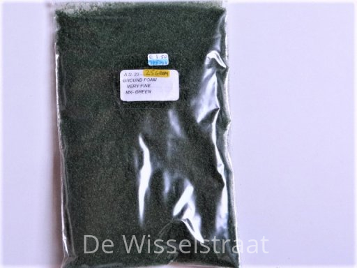 Divers 375191 Grond foam, heel fijn, mixed groen