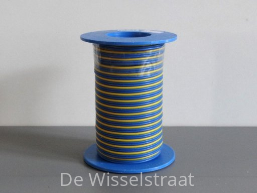 Divers 380155 Draad 2-aserig blauw/geel