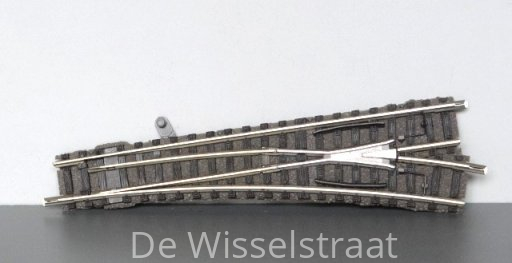 Fleischmann 9179-a Wissel hand rechts, 111 mm