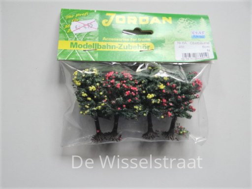 Jordan 6A Fruitbomen met voet, 4 stuks, 6 cm