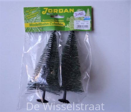 Jordan 80 Sparren met voet, 16 cm, 2 stuks