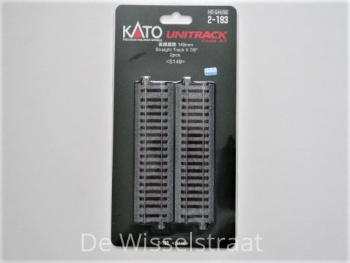 Kato 2-193 Rail recht 149 mm, 2 stuks, HO