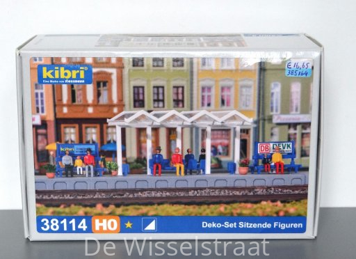 Kibri 38114 Deko-set zittende figuren