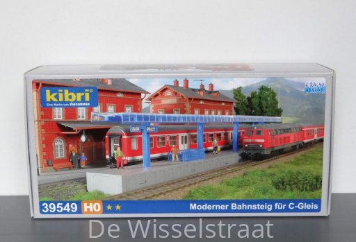 Kibri 39549 Modern perron voor C-rails