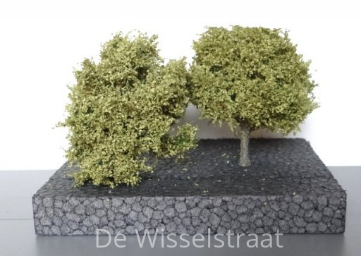 MiniNatur 383360 Bomen 2 stuks, hoogte 75 mm