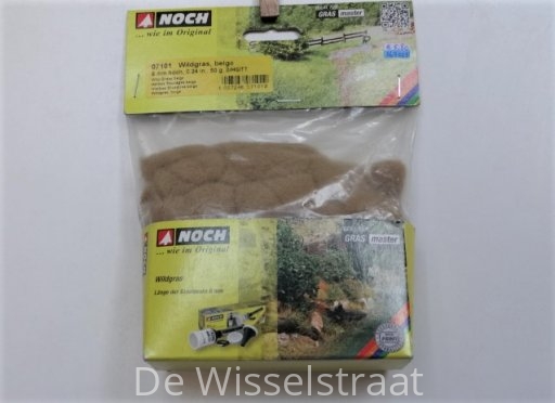 Noch 07101 Wildgras, beige, hoogte 6 mm, 50 g