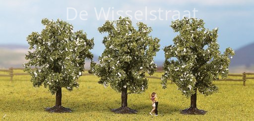 Noch 25111 Fruitbomen hoogte 8 cm, 3 stuks