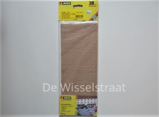 Noch 57321 Dakpannen, beige