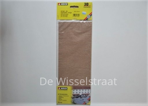 Noch 57325 Dakpannen, beige