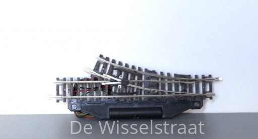 Roco 22251 Wissel elektrisch rechts 104,2 mm