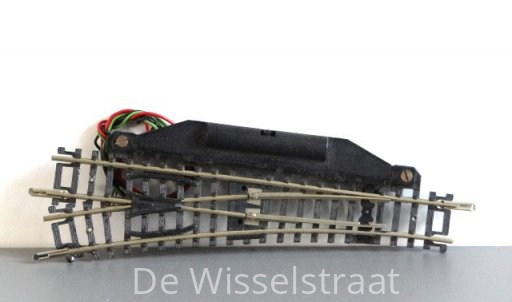 Roco 2452EL Wissel elektrisch links, 112,6 mm