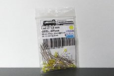 Divers 375580 Led 1,8 mm, geel diffuus