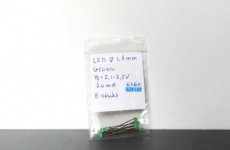 Divers 375583 Led 1,8 mm, groen