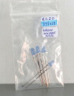Divers 395129 Blauwe knipperled 's 4 stuks