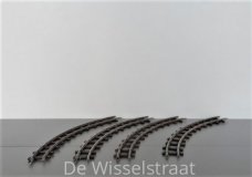 Eggerbahn 3101 Rail gebogen, 30°, 4 stuks