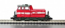 Fleischmann 7218-a Diesellocomotief, zwart/rood