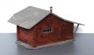 Huis  371361 Blokhut met kruiwagen