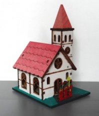 Huis 379812 Kerk met LED-verlichting