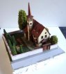 Huis 383393 Kerk met kerkhof en bomen