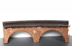 Huis 387305 Boogbrug gebogen enkelspoor