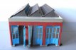 Huis 390224 3-sporige locomotief loods