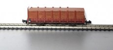 Minitrix 3237-a Rongenwagon met gezaagd hout