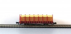 Minitrix 3237 Rongenwagon met gezaagd hout