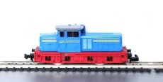 Minitrix 390443 Diesellocomotief, blauw/rood
