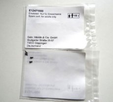 Minitrix E12471000 Buffers, zwart 4 stuks