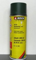 Noch 61175 Acrylspray mat donker groen, 200 ml