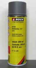 Noch 61176 Acrylspray mat grijs, 200 ml