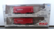 Piko 58079 Set van 2 staalwagons Railion