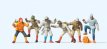 Preiser 14082 Alpinisten, 6 figuren