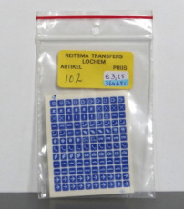 Reitsma 102 Transfers van station symbolen