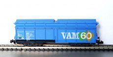Roco 25163 Goederenwagon VAM 60 jaar blauw