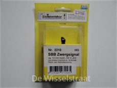 Schneider 2210 SBB Dwergsein, H=12 mm, 3 LED's