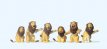t-Preiser 20381 Zittende leeuwengroep, 6 figuren Alleen bekijken: bestellen via Preiser 20381