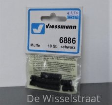 Viessmann 6886 Contrastekkers zwart, 10 stuks