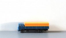 Wiking 387099 Huif vrachtwagen blauw