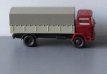 Wiking 394134 Huif vrachtwagen rood/grijs