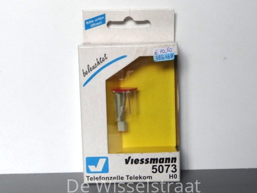 Viessmann 5073 Telefooncel Telekom, verlicht