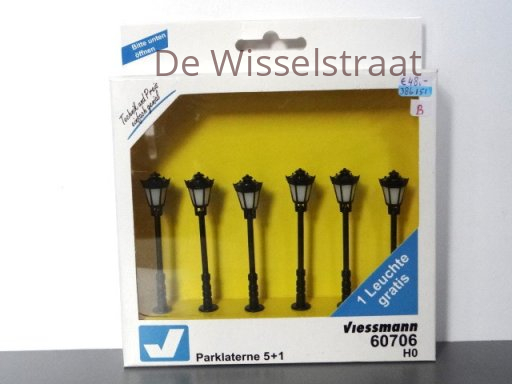 Viessmann 60706B Parklantaarns, hoogte 56 mm