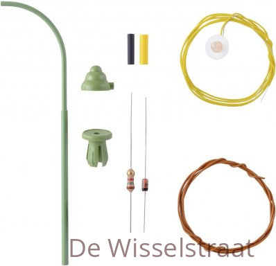 Viessmann 6728 Bouwpakket gaslantaarn, groen